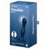 Satisfyer Double Ball-R - dildo appesantito con ventosa (blu scuro)