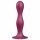 Satisfyer Double Ball-R - dildo appesantito con base a ventosa (rosso)