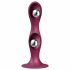 Dildo Satisfyer Doppia Palla-R con ventosa e sfere ponderate (rosso) 