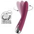 Satisfyer Spinning Vibe 1 - vibratore punto G con testa rotante (rosso)