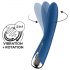 Satisfyer Spinning Vibe 1 - Vibratore G-spot con testa rotante (blu)