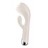 Satisfyer Spinning Rabbit 1 - vibratore rotante con leva di rotazione (beige) 