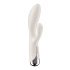 Satisfyer Spinning Rabbit 1 - vibratore rotante con leva di rotazione (beige) 