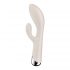 Satisfyer Spinning Rabbit 1 - vibratore rotante con leva di rotazione (beige) 