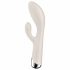 Satisfyer Spinning Rabbit 1 - vibratore rotante con leva di rotazione (beige) 