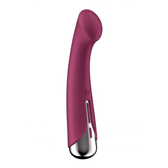 Satisfyer Spinning G-Spot 1 - Vibratore per il punto G a testa rotante (rosso) 