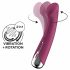 Satisfyer Spinning G-Spot 1 - Vibratore per il punto G a testa rotante (rosso) 