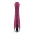 Satisfyer Spinning G-Spot 1 - Vibratore per il punto G a testa rotante (rosso) 