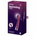 Satisfyer Spinning G-Spot 1 - Vibratore per il punto G a testa rotante (rosso) 