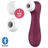 Satisfyer Pro 2 Generazione 3 - Vibratore clitorideo a onda d'aria e controllo smart (borgogna) 