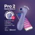 Satisfyer Pro 2 Gen3 - Stimolatore clitorideo a onde d'aria intelligente (viola) 