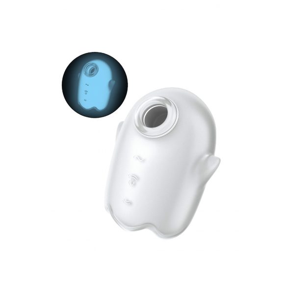 Fantasma Luminoso con Tecnologia Air Pulse - Stimolatore Clitorideo (bianco) 