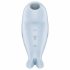 Stimolatore Clitorideo Satisfyer Seal You Soon a Onde di Pressione e Vibrazione Ricaricabile (Blu) 