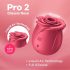 Satisfyer Pro 2 Rose Classic - stimolatore clitorideo ad onde d'aria (rosso)