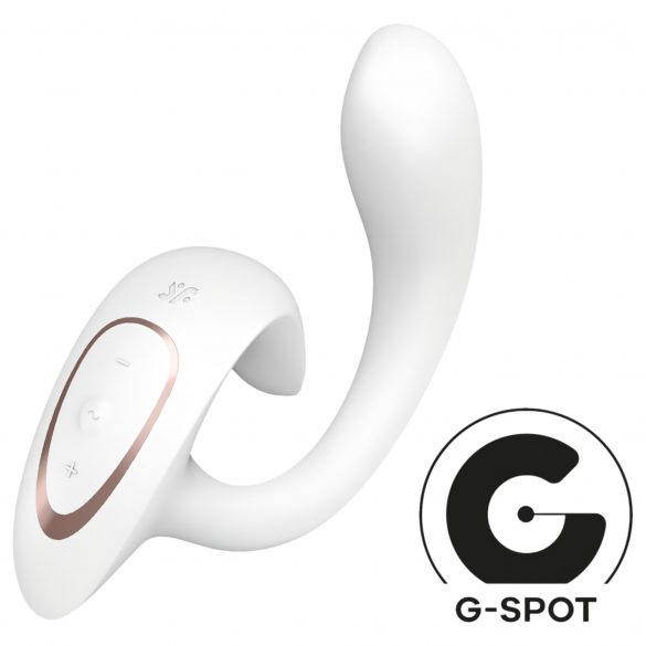 Satisfyer Vibratore "Dèa del Piacere" - per clitoride e punto G ricaricabile (bianco) 