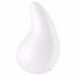 Satisfyer Dew Drop - Vibratore clitorideo impermeabile ricaricabile (bianco) 