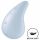 Satisfyer Dew Drop - Vibratore clitorideo ricaricabile e impermeabile (blu) 