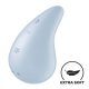 Satisfyer Dew Drop - Vibratore clitorideo ricaricabile e impermeabile (blu) 