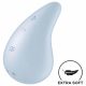 Satisfyer Dew Drop - Vibratore clitorideo ricaricabile e impermeabile (blu) 