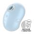 Satisfyer Cutie Ghost - Stimolatore Clitorideo Ricaricabile a Onde d'Aria (Blu) 