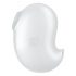 Satisfyer Fantasmino Carino - Stimolatore Clitorideo Ricaricabile ad Onda d'Aria (Bianco) 