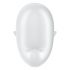 Satisfyer Fantasmino Carino - Stimolatore Clitorideo Ricaricabile ad Onda d'Aria (Bianco) 