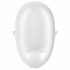 Satisfyer Fantasmino Carino - Stimolatore Clitorideo Ricaricabile ad Onda d'Aria (Bianco) 