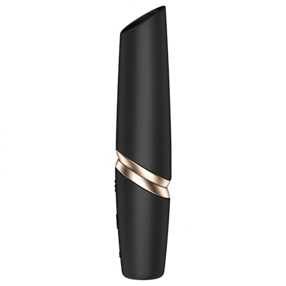 Satisfyer Perfect Kiss - rossetto vibrante (nero)