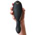 Duo Womanizer 2 - Vibratore Impermeabile per Punto G e Stimolatore Clitorideo (Nero) 