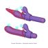 Magic Stick - vibratore con braccio clitoride rimovibile (viola)