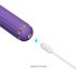 Magic Stick - vibratore con braccio clitoride rimovibile (viola)