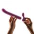 Magic Stick - Vibratore con braccio clitorideo intercambiabile (rosa)