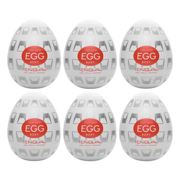 Uovo Masturbatore TENGA Egg Boxy (Confezione da 6) 