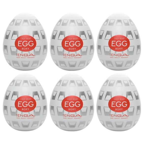 TENGA Egg Boxy - Uovo Masturbatore (Confezione da 6)