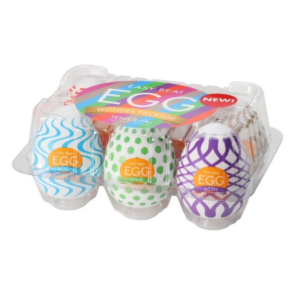 Assortimento TENGA Egg Wonder - uovo per masturbazione (confezione da 6) 