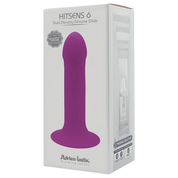 Adrien Lastic Hitsens 6 - Dildo termo-reattivo (viola)