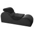 Liberator Esse Lounger - divano nero per giochi intimi versatile