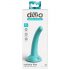 Dillio Curious Five - dildo in silicone con ventosa (15 cm) - turchese