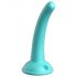 Dillio Curious Five - dildo in silicone con ventosa (15 cm) - turchese