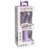 Dillio Curioso Cinque - dildo in silicone con ventosa (15cm) - viola 