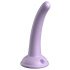 Dillio Curioso Cinque - dildo in silicone con ventosa (15cm) - viola 