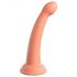 Dillio Secret Explorer - dildo con ventosa e glande (17 cm) - arancione