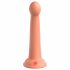 Esploratore Segreto Dillio - Dildo siliconico con ventosa e glande (17cm) - arancione 