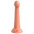 Dillio Secret Explorer - dildo con ventosa e glande (17 cm) - arancione