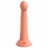 Esploratore Segreto Dillio - Dildo siliconico con ventosa e glande (17cm) - arancione 