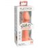 Dillio Big Hero - dildo in silicone con base a ventosa (17 cm) - arancione