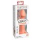 Eroe Grande Dillio con Ventosa - Dildo di Silicone con Glande (17cm) - Arancione 