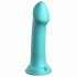 Eroe Grande Con Ventosa E Glande in Silicone Dillio (17cm) - Turchese 