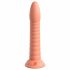 Dildo Flessibile con Ventosa e Rilievi Stimolanti "Wild Thing" (19cm) - Arancione 