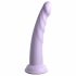 Dildo Stimolatore Slim con Ventosa e Glande Scultoreo (20cm) - Viola 